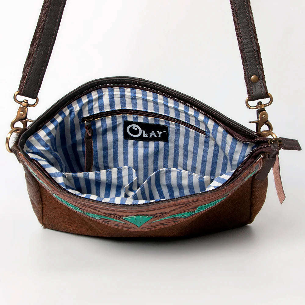 Ohlay Cowhide Leather Handbag