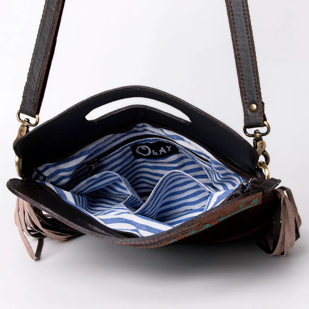 Ohlay Clutch Fringe Handbag