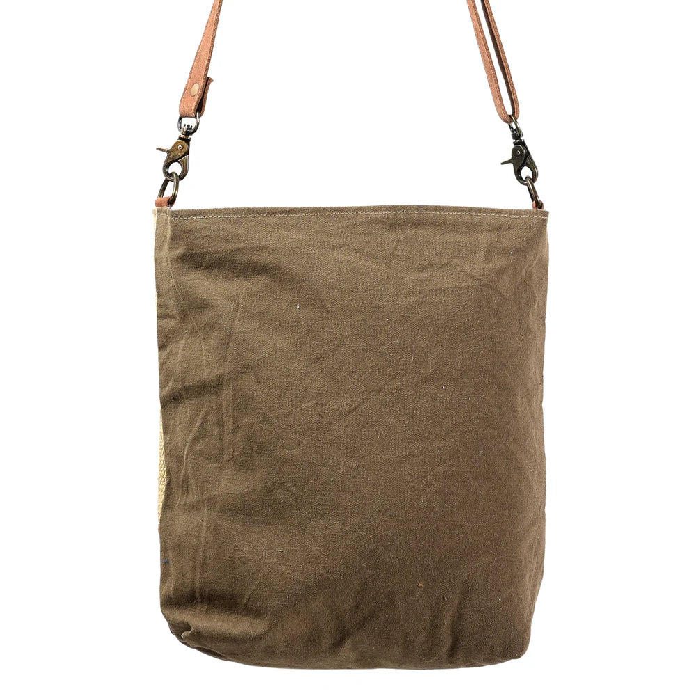 Ohlay Canvas Messenger Handbag - EOFY Sale