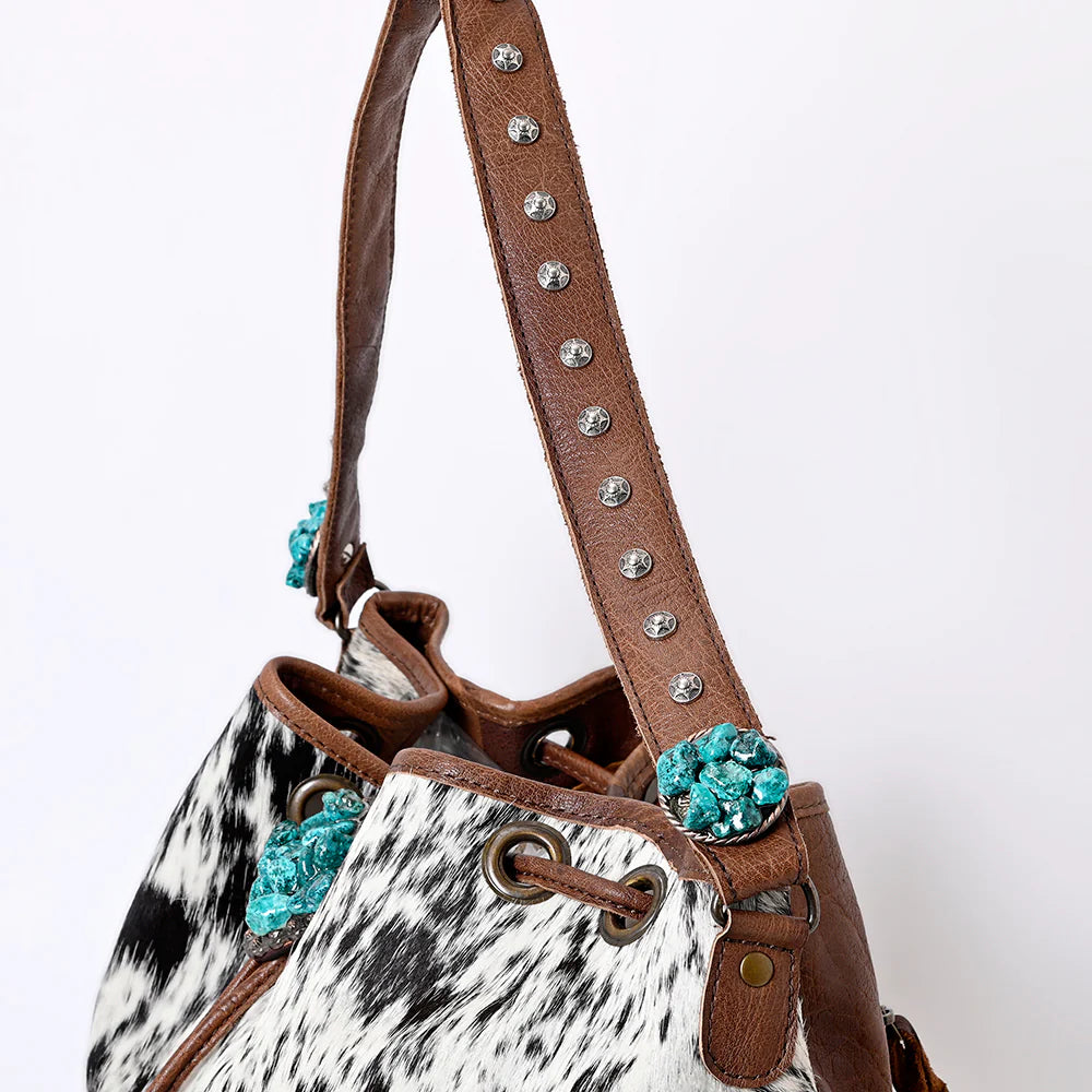 American Darling Hobo Hair On Leather Bag