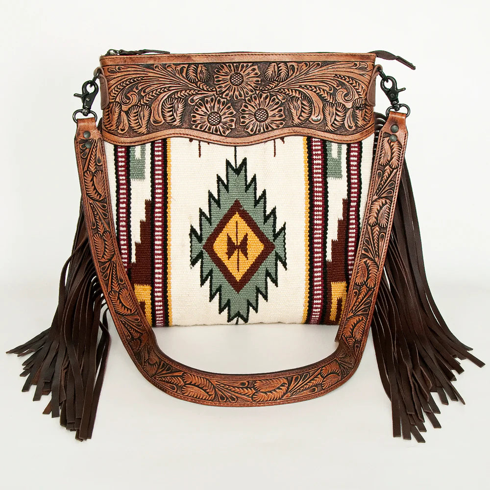 American Darling Saddle Blanket Fringe Tote