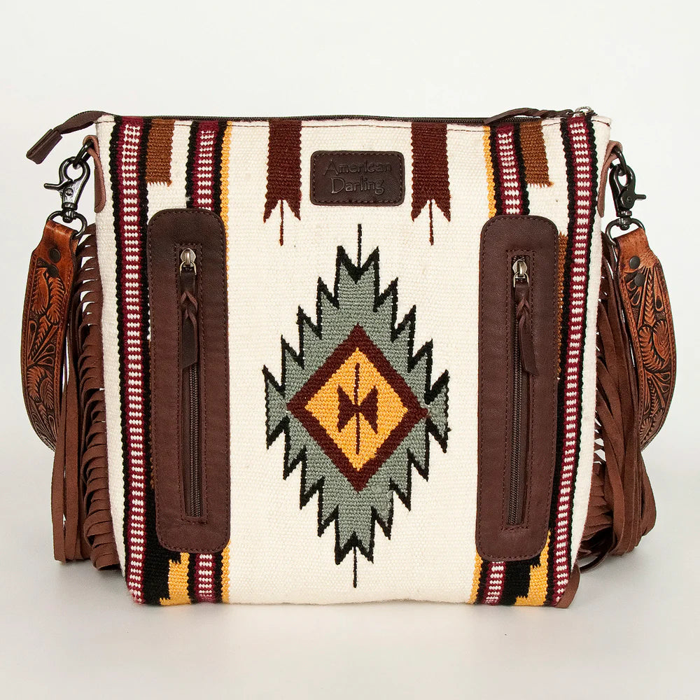 American Darling Saddle Blanket Fringe Tote