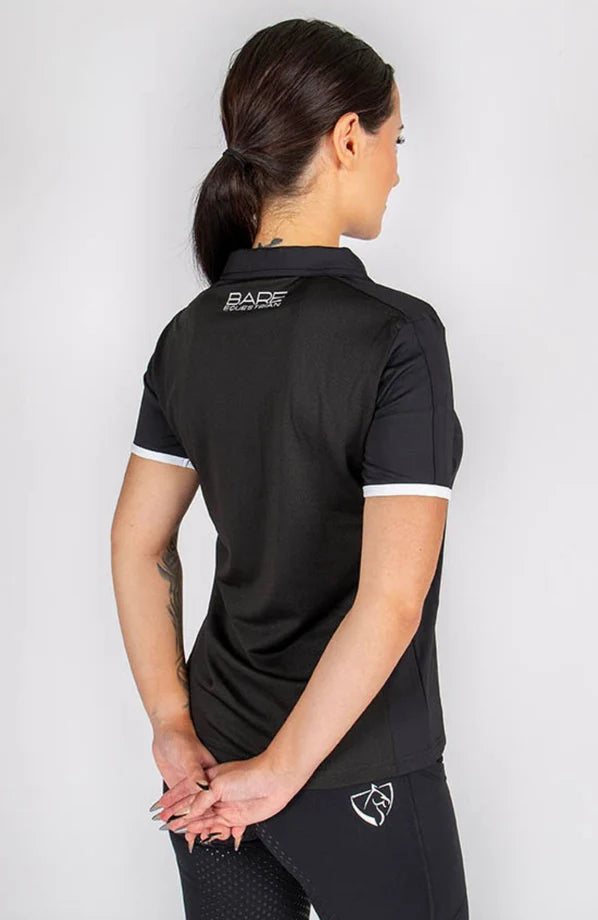 Active Mesh Polo Shirt - Black | Rider Wear - Shirts | Saddleworld Ipswich