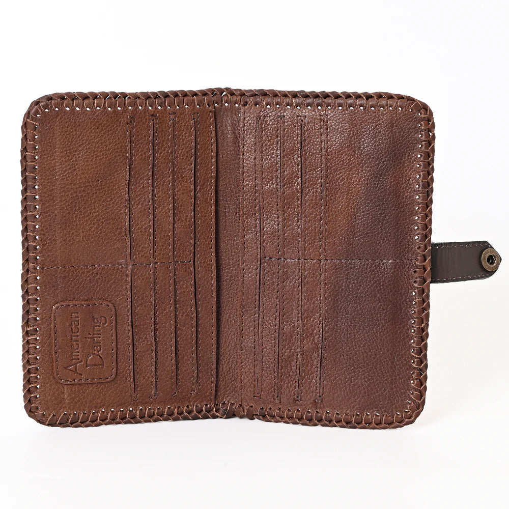 American Darling Sunflower Tooled Wallet