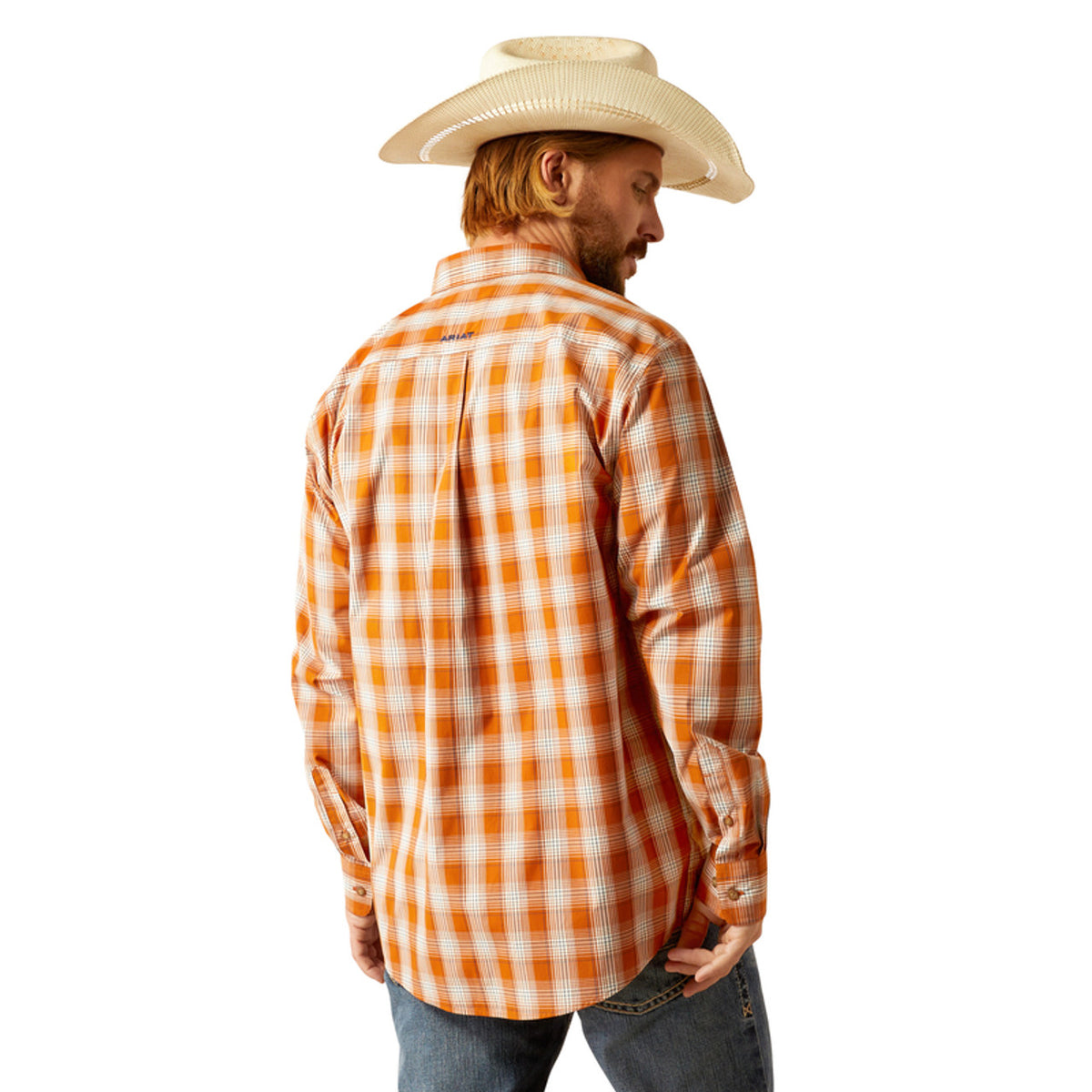 Ariat Mns Pro Series Julius Classic Fit LS Shirt Rust