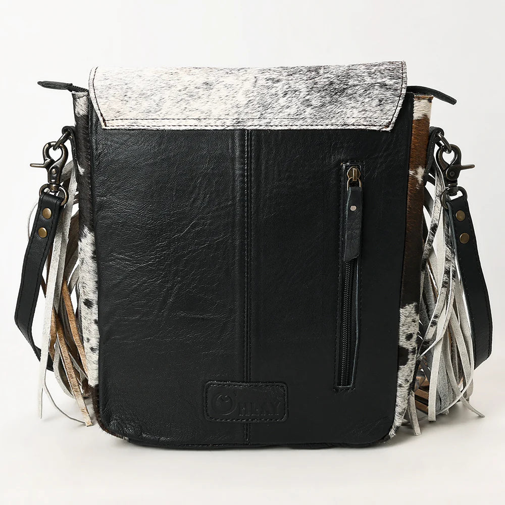 Ohlay Messenger Leather Handbag