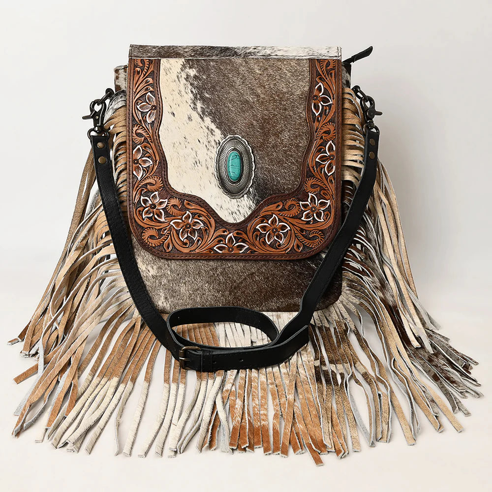 Ohlay Messenger Leather Handbag