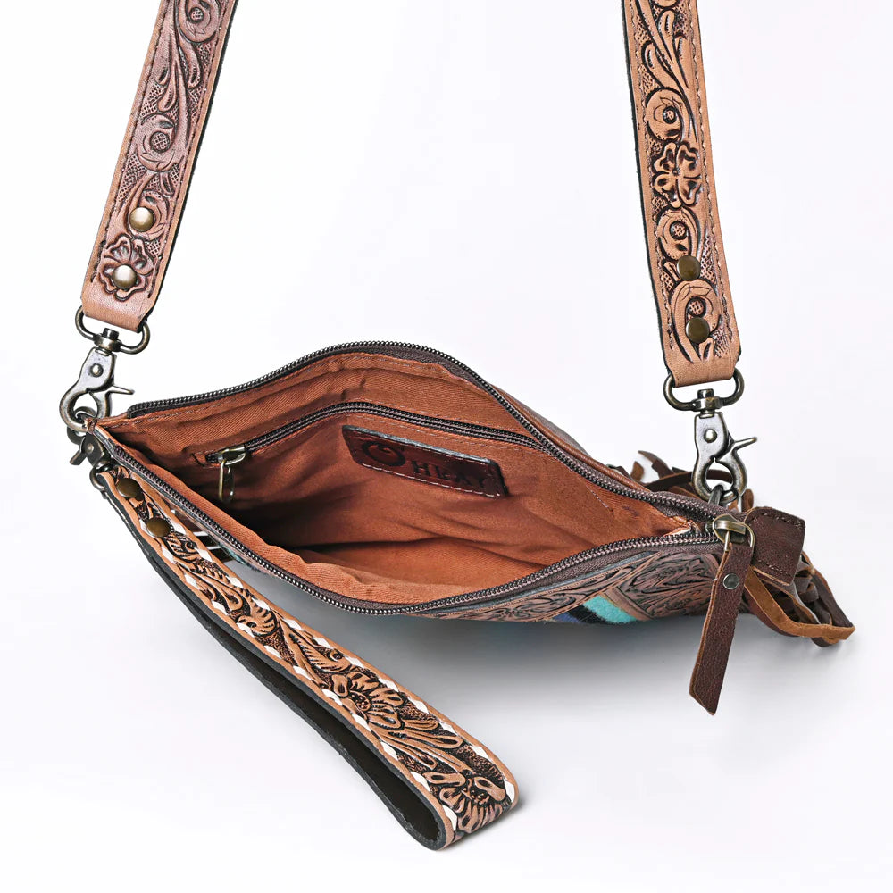 Ohlay Crossbody Genuine Leather Western Handbag