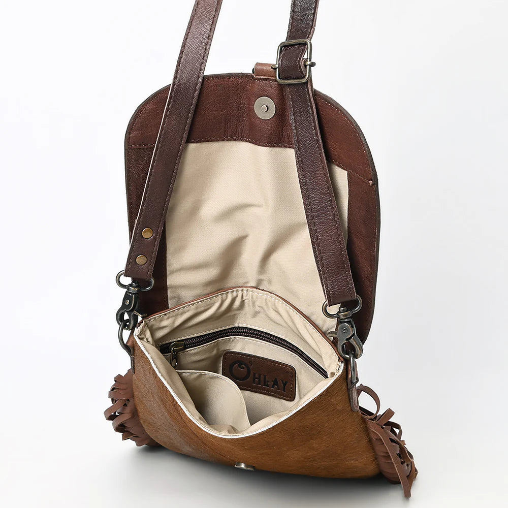 Ohlay Cowhide Messenger Bag