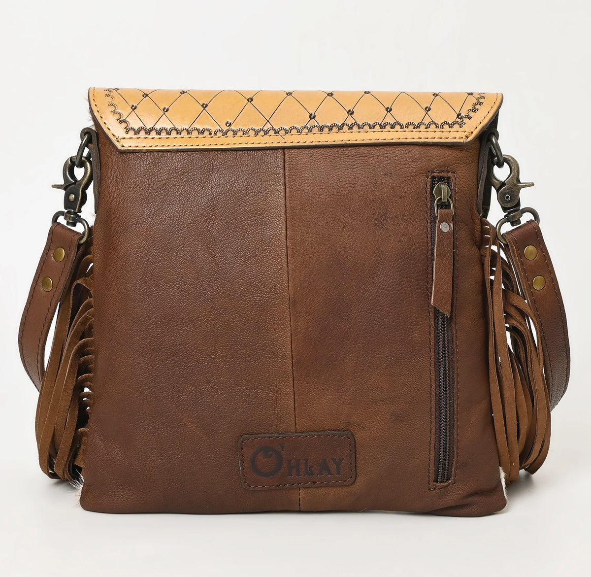 Ohlay Cowhide Messenger Bag