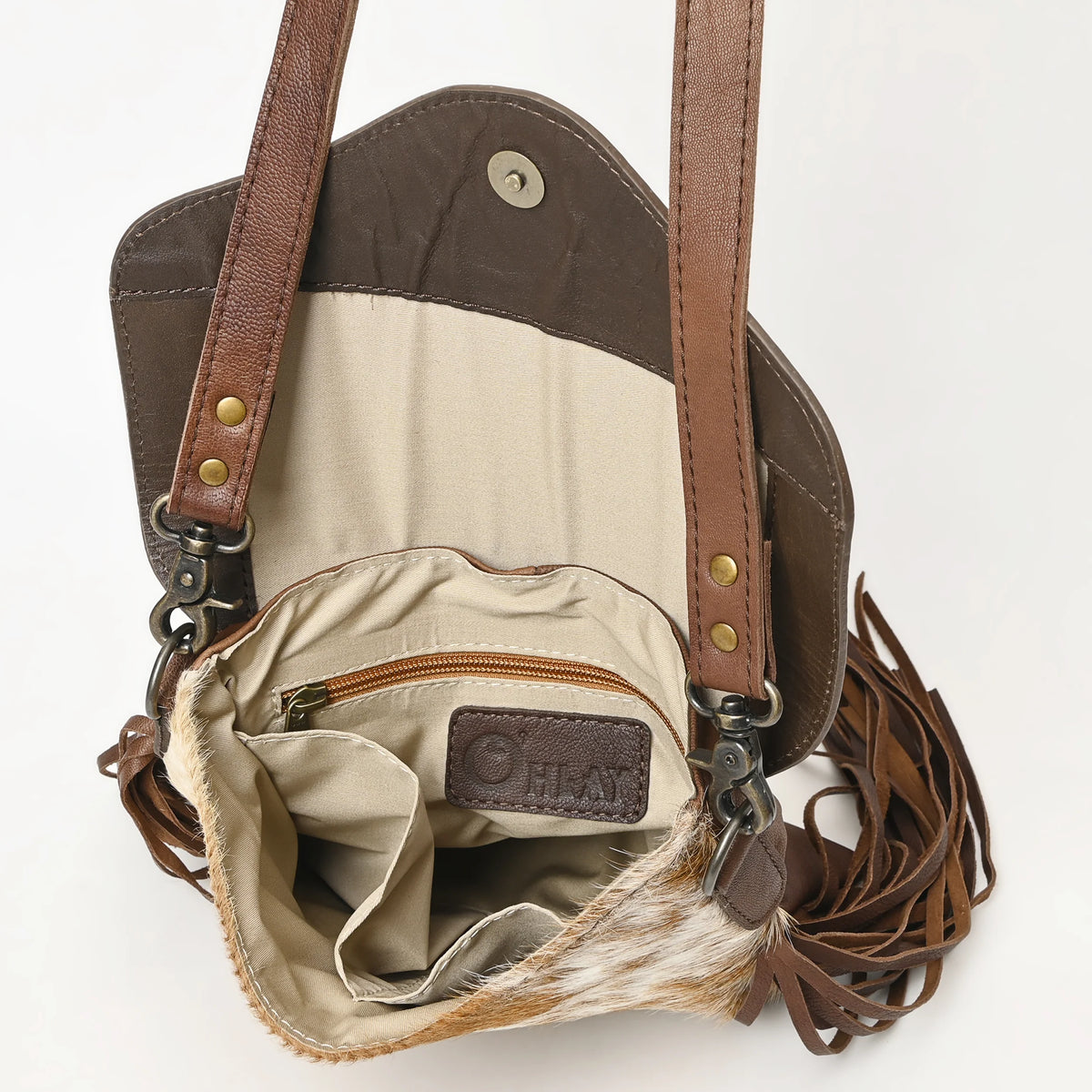 Ohlay Cowhide Messenger Bag