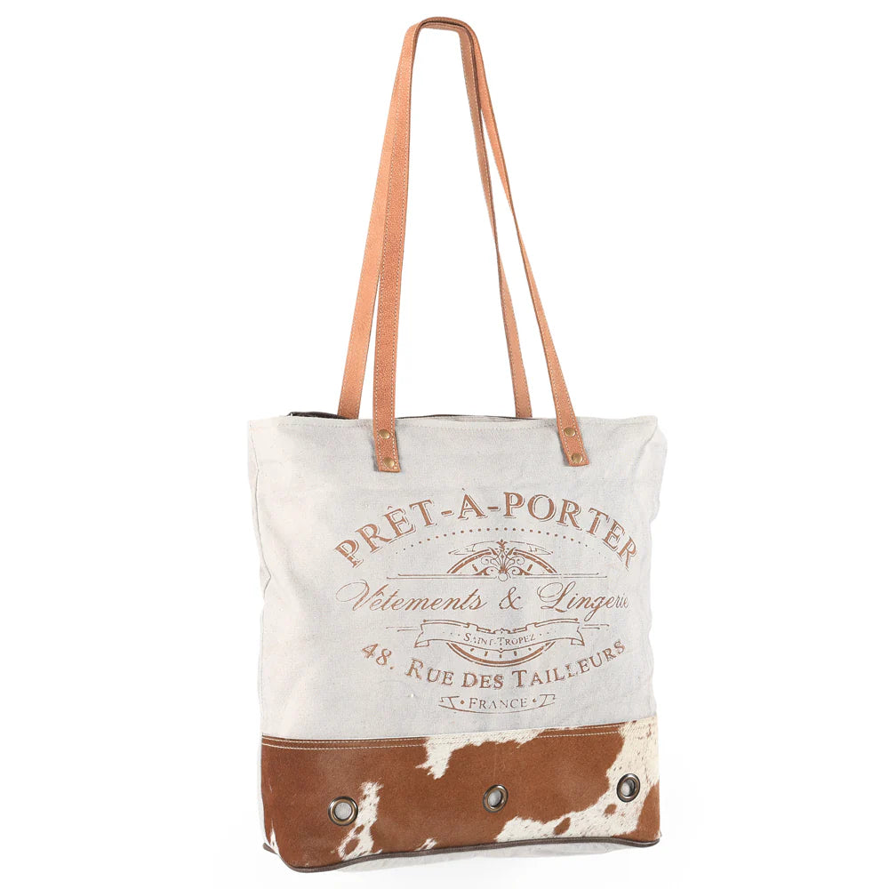 Ohlay Tote Upcycled Canvas Ladies Bag