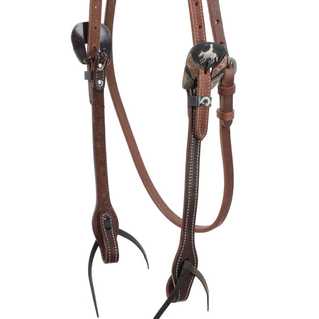 Showman Roughstock Browband Bridle