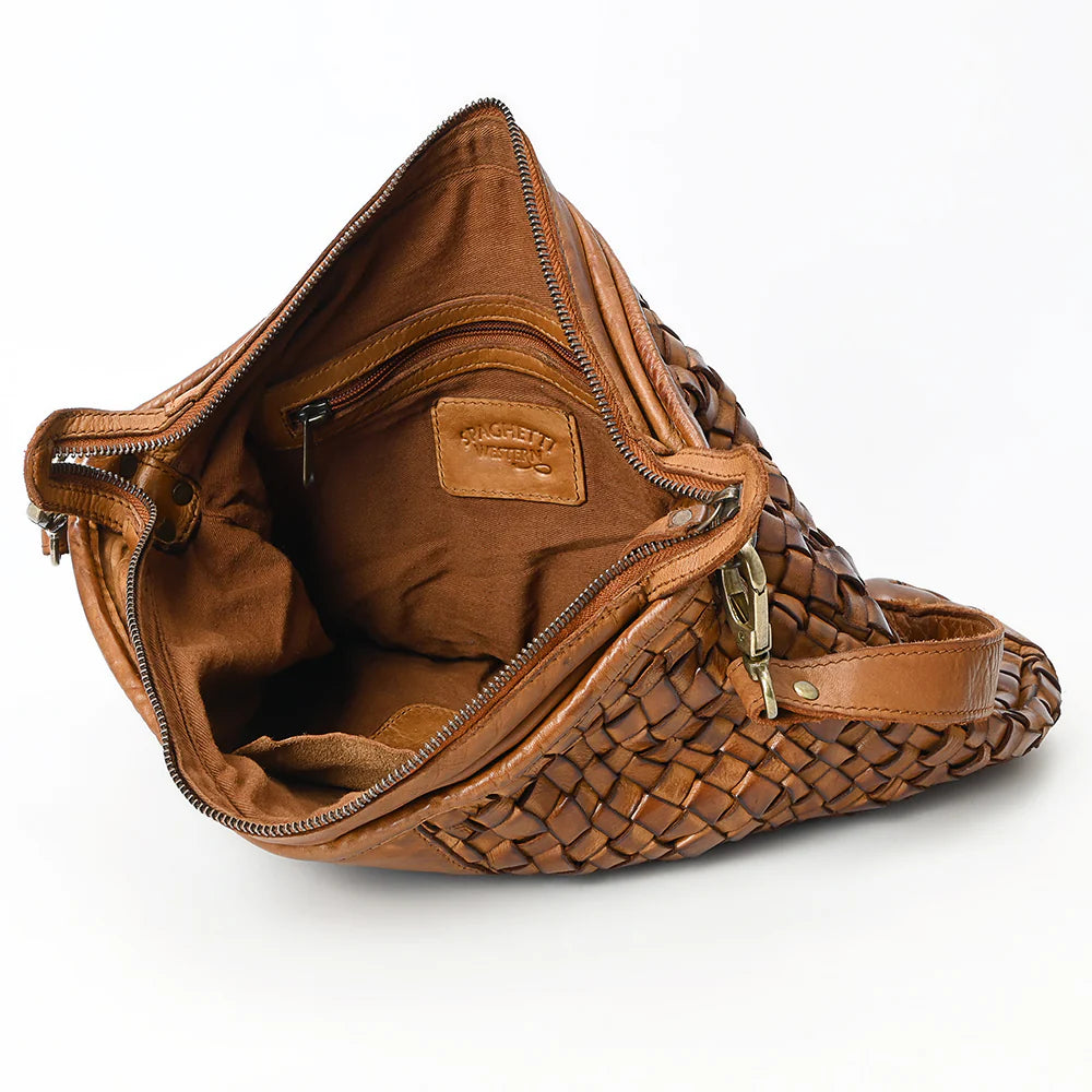Spaghetti Western Hobo Genuine Leather Handbag