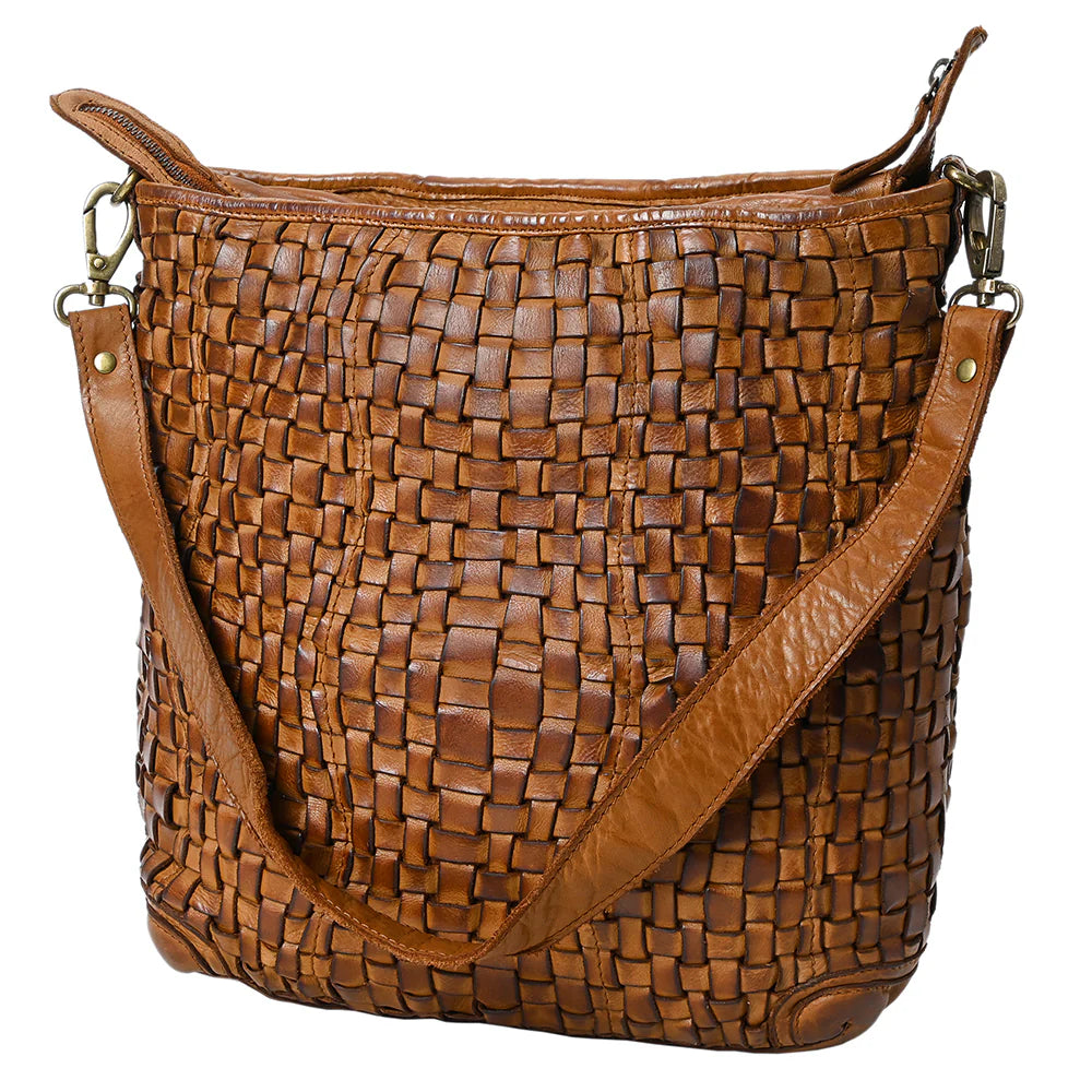 Spaghetti Western Hobo Genuine Leather Handbag