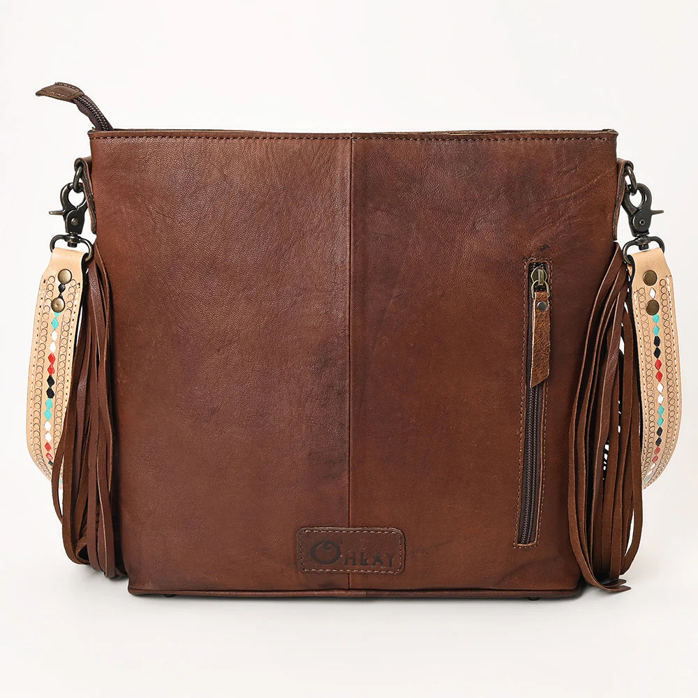 Ohlay Crossbody Genuine Leather Western Handbag
