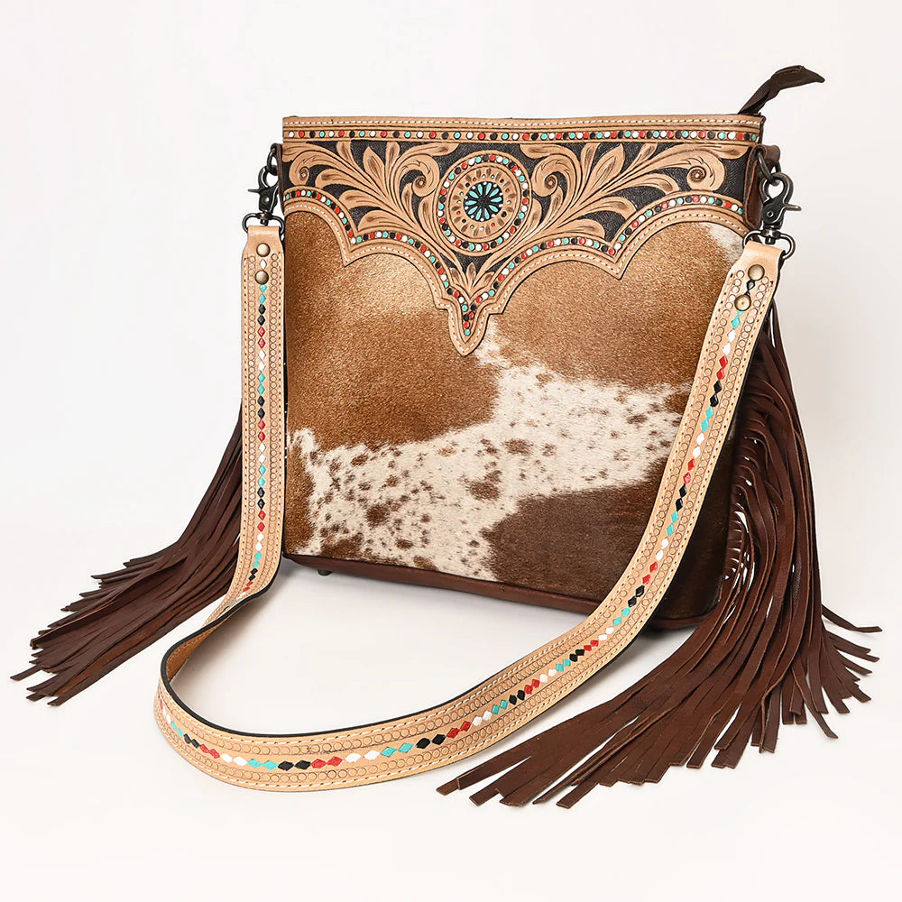Ohlay Crossbody Genuine Leather Western Handbag