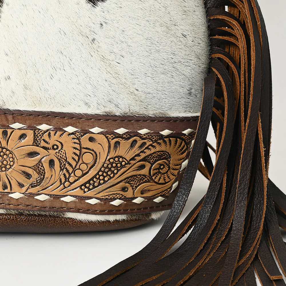 American Darling Sling Hair on Western Leather Bag