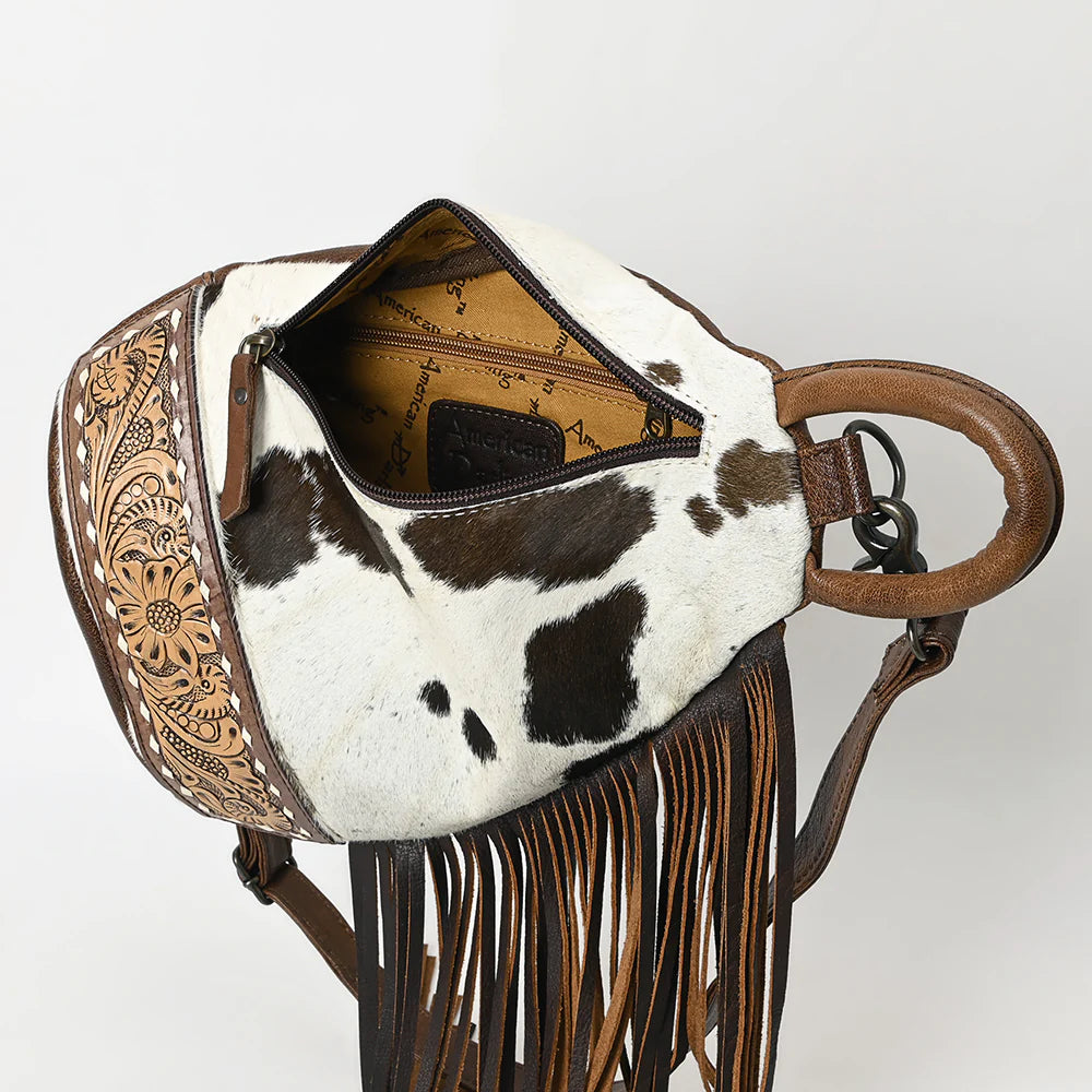 American Darling Sling Hair on Western Leather Bag
