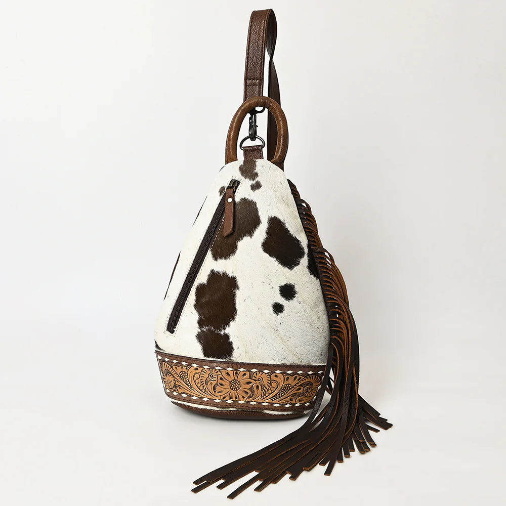 American Darling Sling Hair on Western Leather Bag