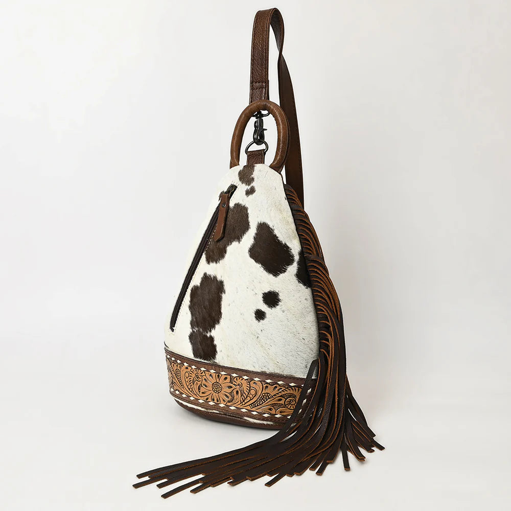 American Darling Sling Hair on Western Leather Bag