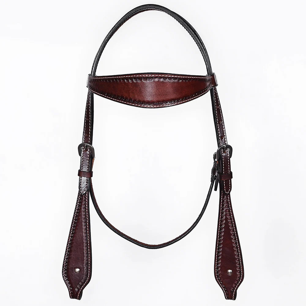 Bar H Equine Western Leather Bridle