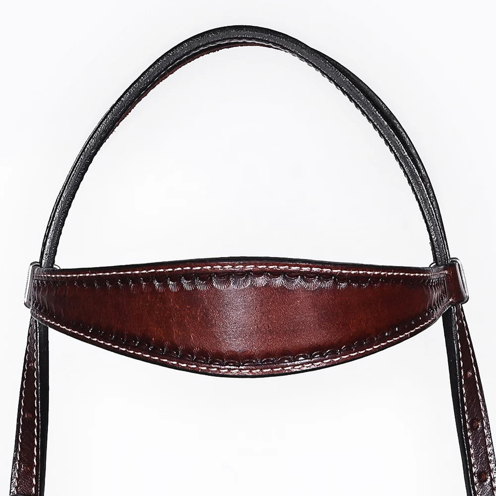 Bar H Equine Western Leather Bridle