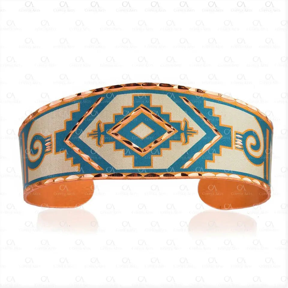 Denim Blue Southwestern Native Bracelet | Giftware - Jewellery | Saddleworld Ipswich