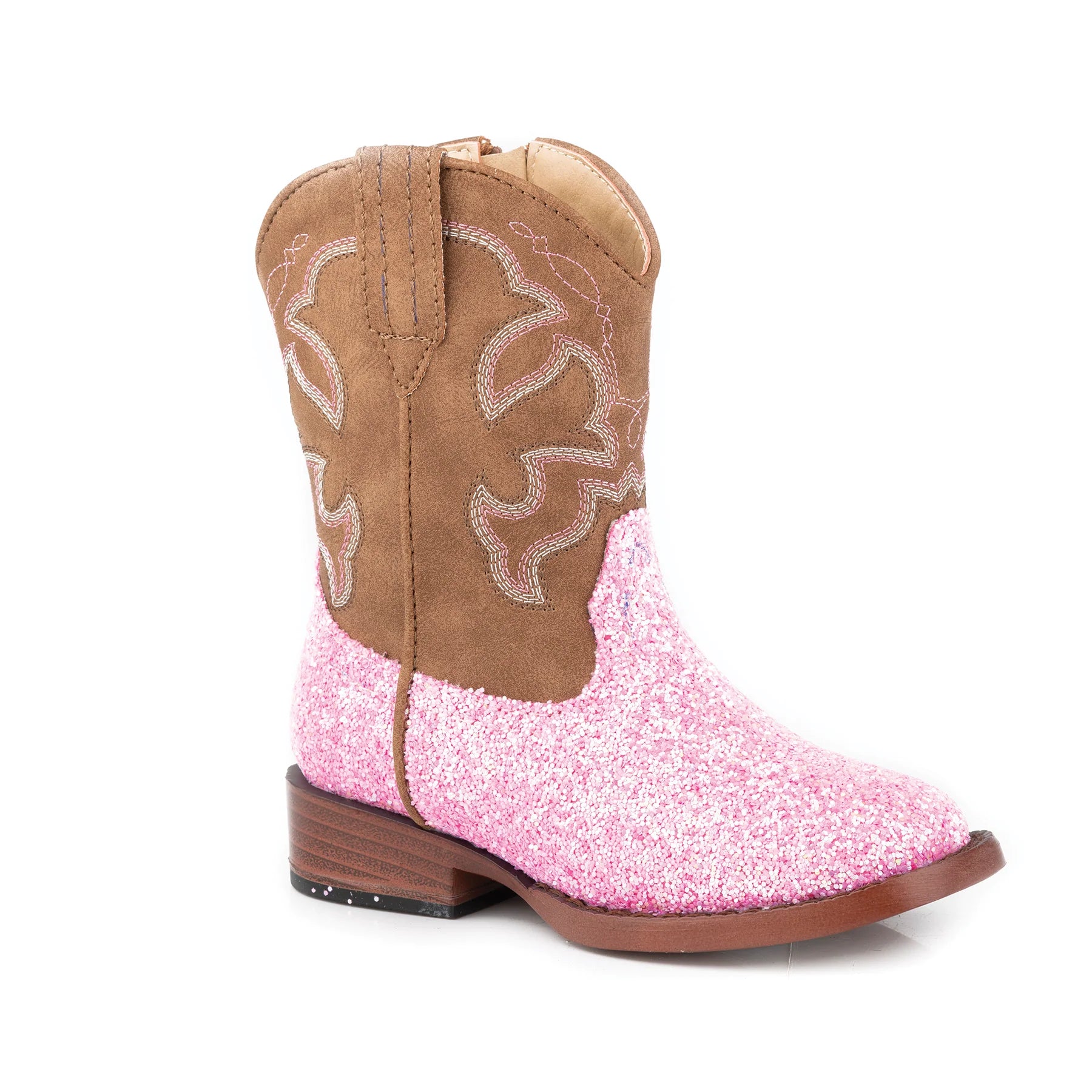 Roper Tod Glitter Sparkle Pink Glitter/Brown - Clearance
