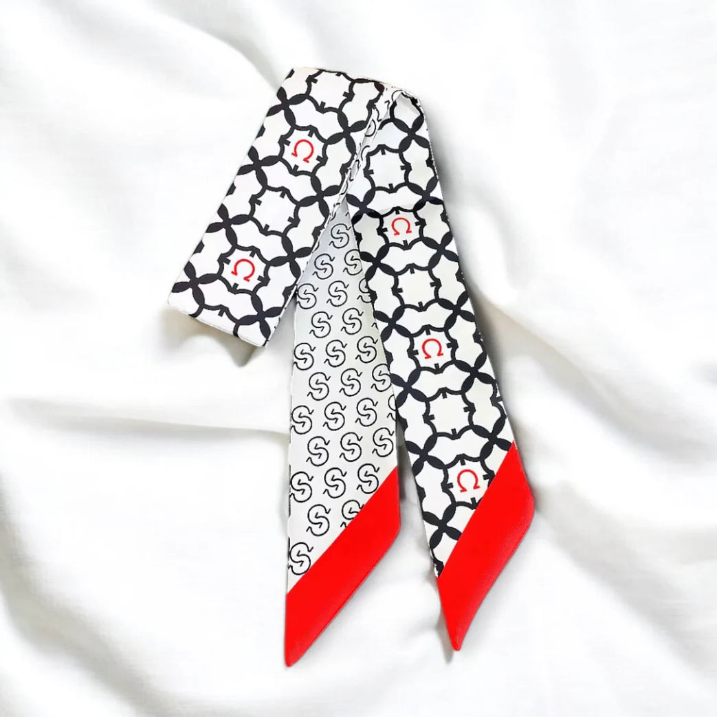 1733 Neck Scraf - Celine - Red | Neck Scarf | Saddleworld Ipswich