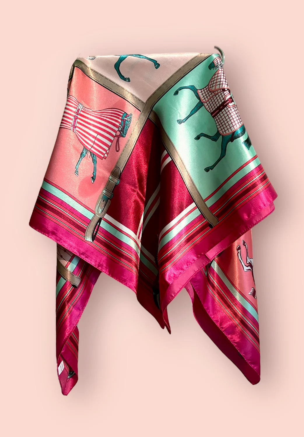1773 Neck Scarf - Prada Pink | Country Clothing - Ladies Shirts | Saddleworld Ipswich