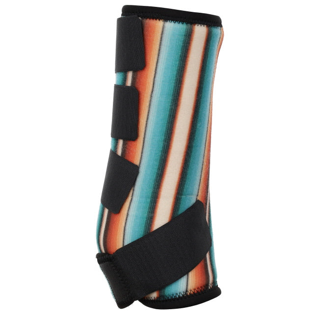 Showman Teal Serape Elite Equine Sports Medicine Boot