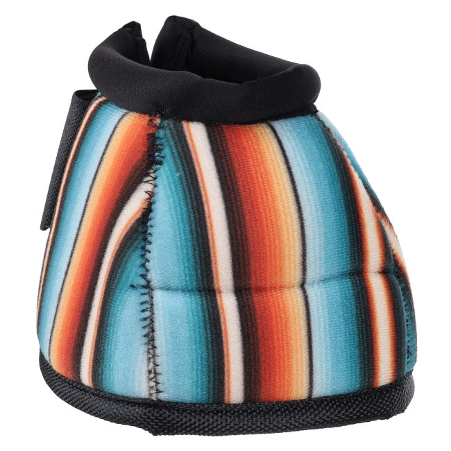 Showman Teal Serape Elite Equine Bell Boot