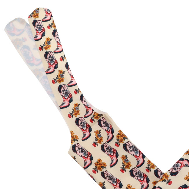 Showman Boots in Bloom Slip On Tail Bag