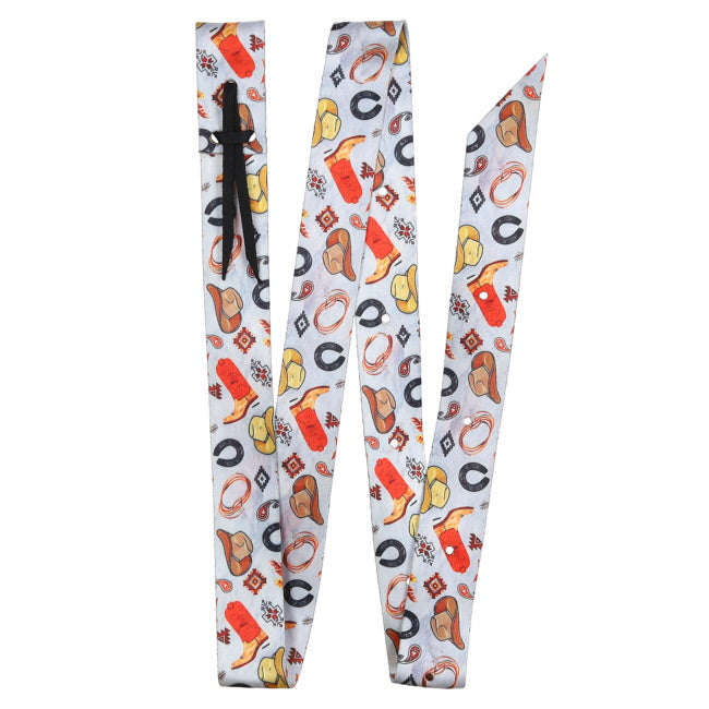 Showman Wild West Nylon Tie Strap and Off Billet Set