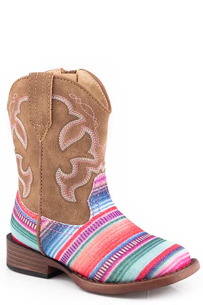 Roper Kids Glitter Serape Serape/Tan