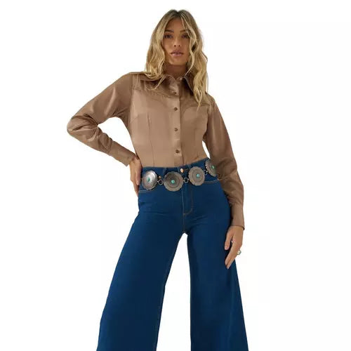 Wrangler x Lainey Wilson Satin LS Shirt