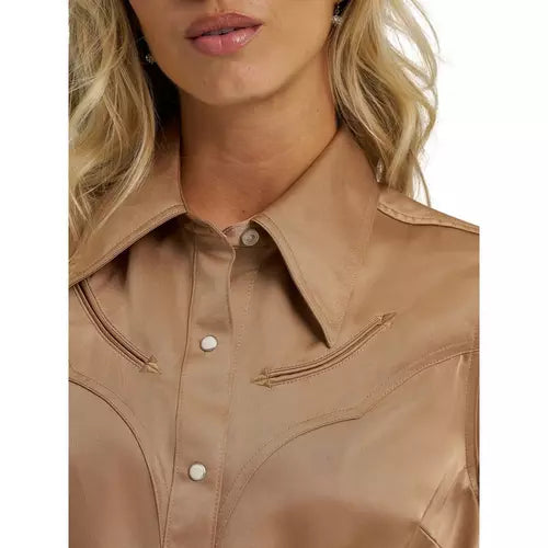 Wrangler x Lainey Wilson Satin LS Shirt