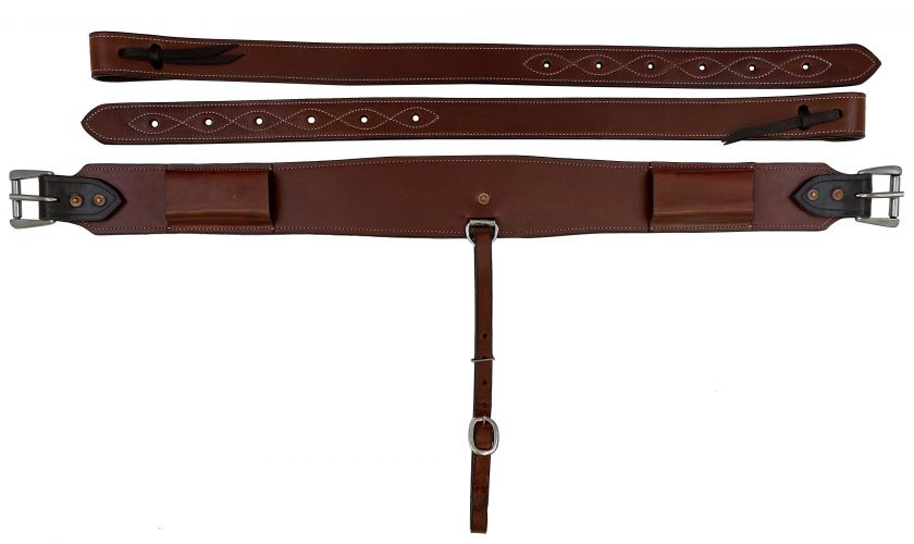 Showman Heavy Duty Medium leather Back Rigging 3in