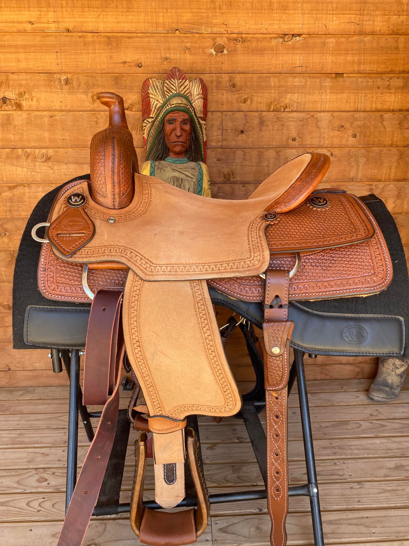 Rockin W Ranch Cutter Saddle