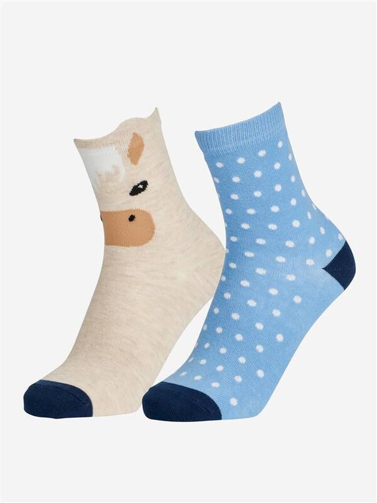 LeMieux Mini Character Socks 2 Pack Palomino