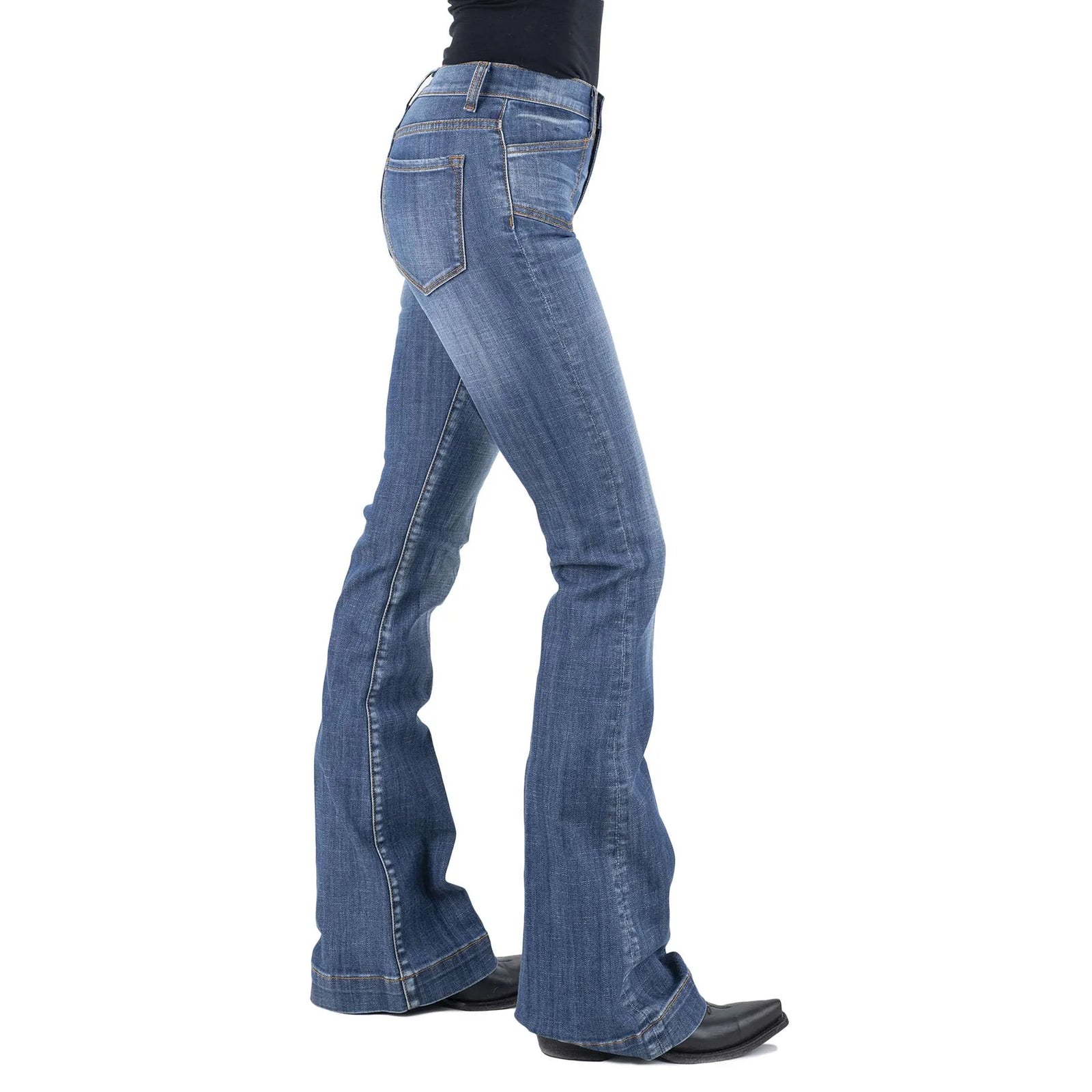 Stetson Wms Denim 921 Flare Plain Blue