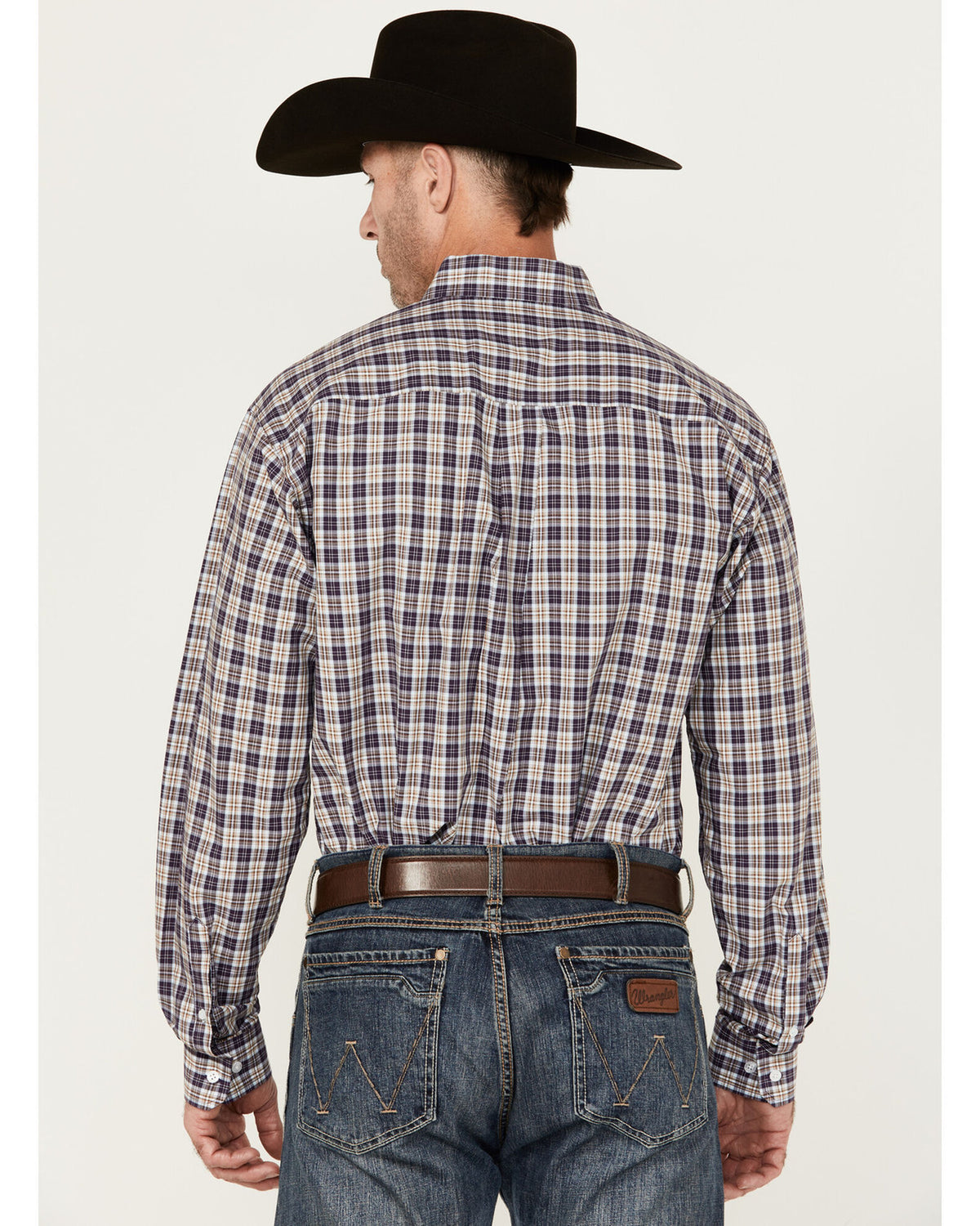 Cinch Western Shirt Mens Long Sleeve Plaid Button Front