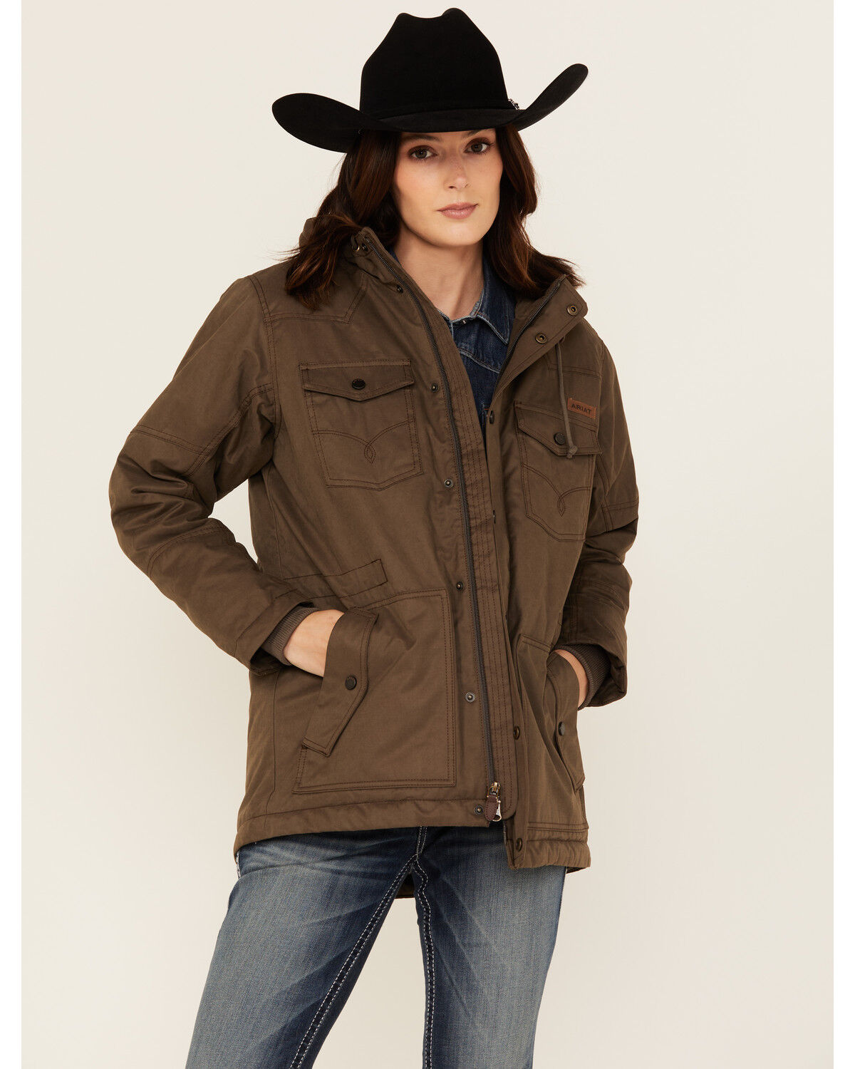 Ariat Wms Grizzly 2.0 Parka Banyan Bark - Winter Black Friday Sale