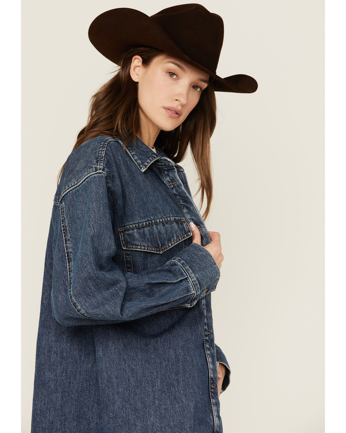 Ariat Wms Denim Shirt Jacket Hesperia - Winter Black Friday Sale