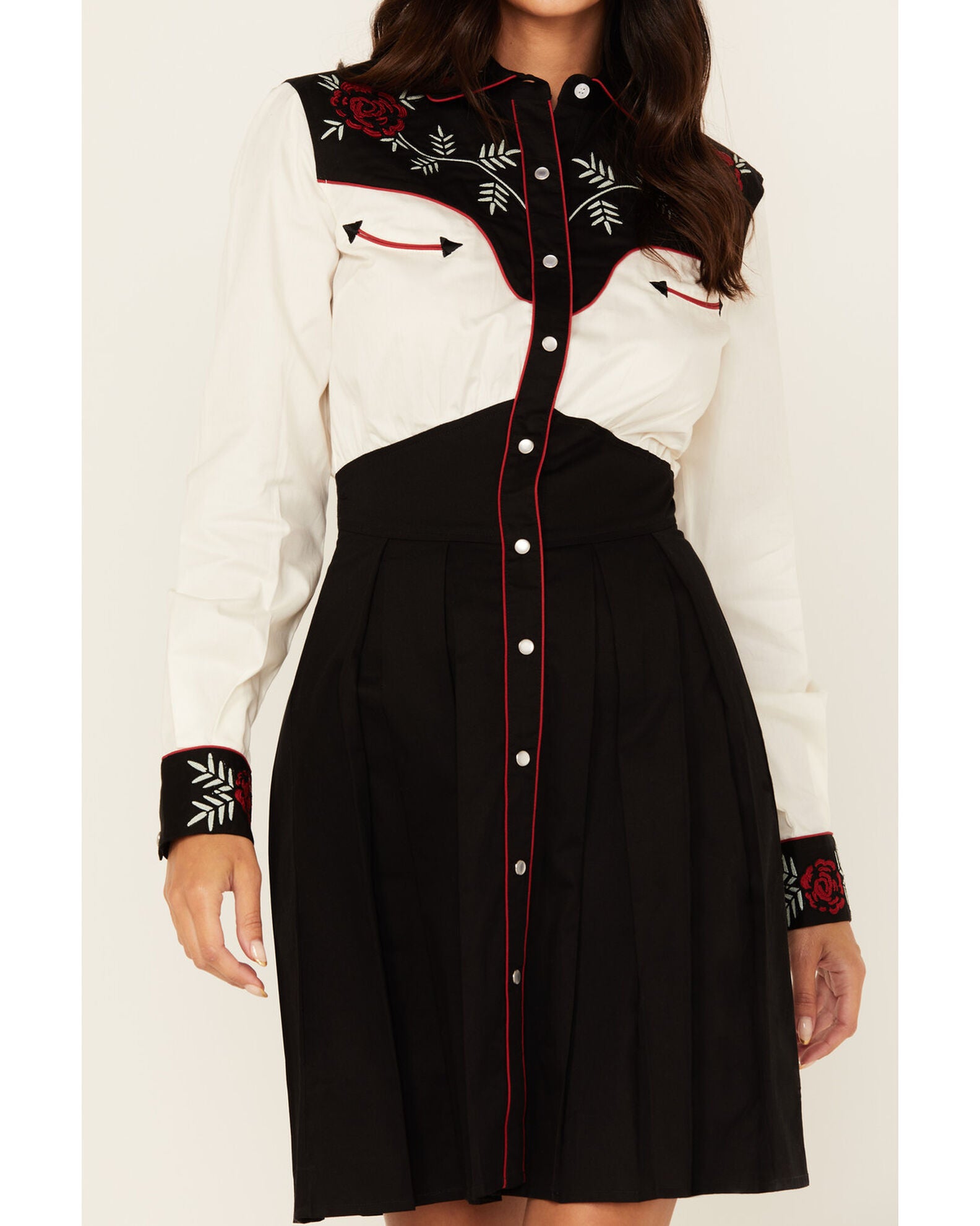 Panhandle Slim Wmns Fort Worth Special Western Snap Dress