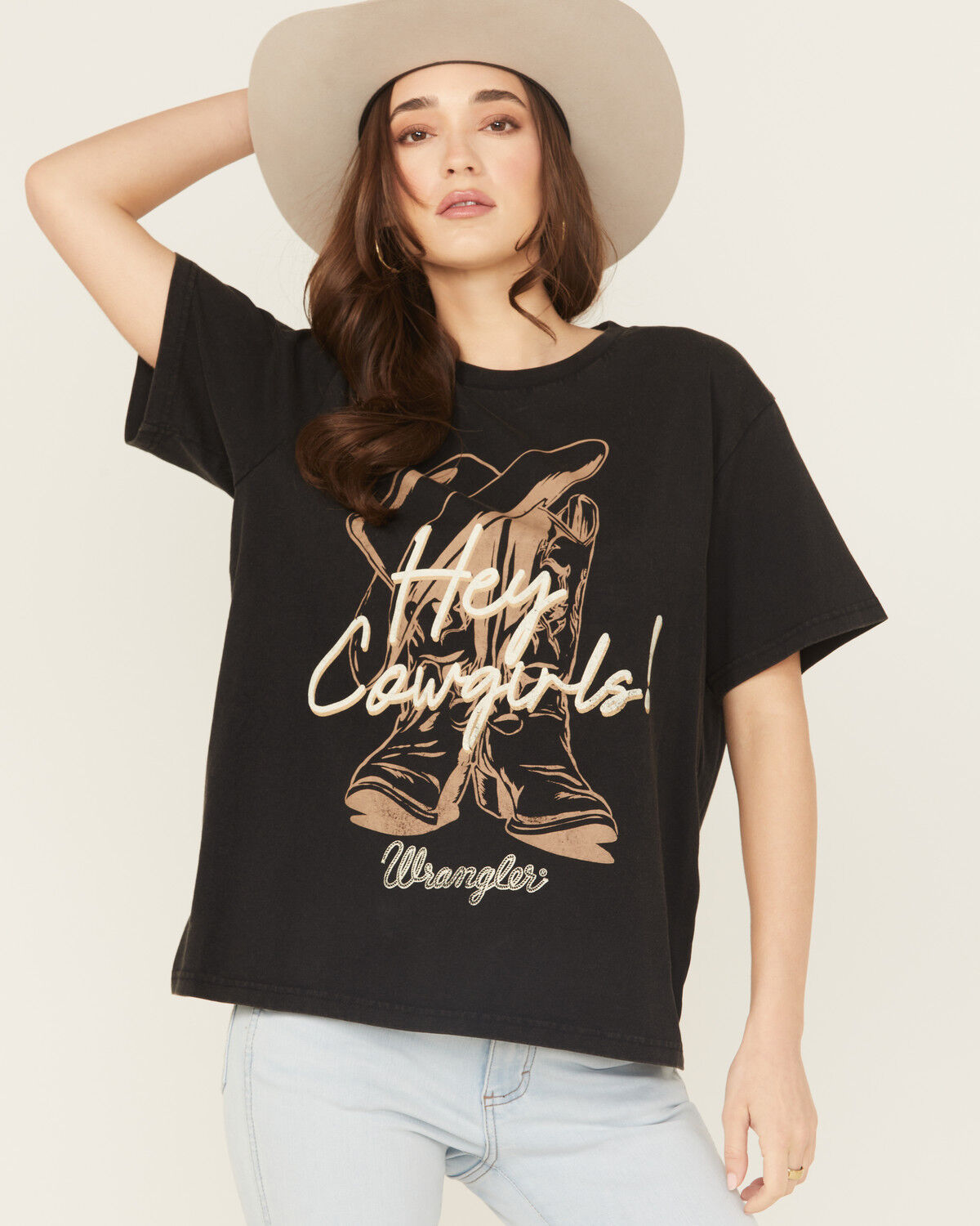 Wrangler Retro Women&#39;s Hey Cowboy Short Sleeve Graphic Tee