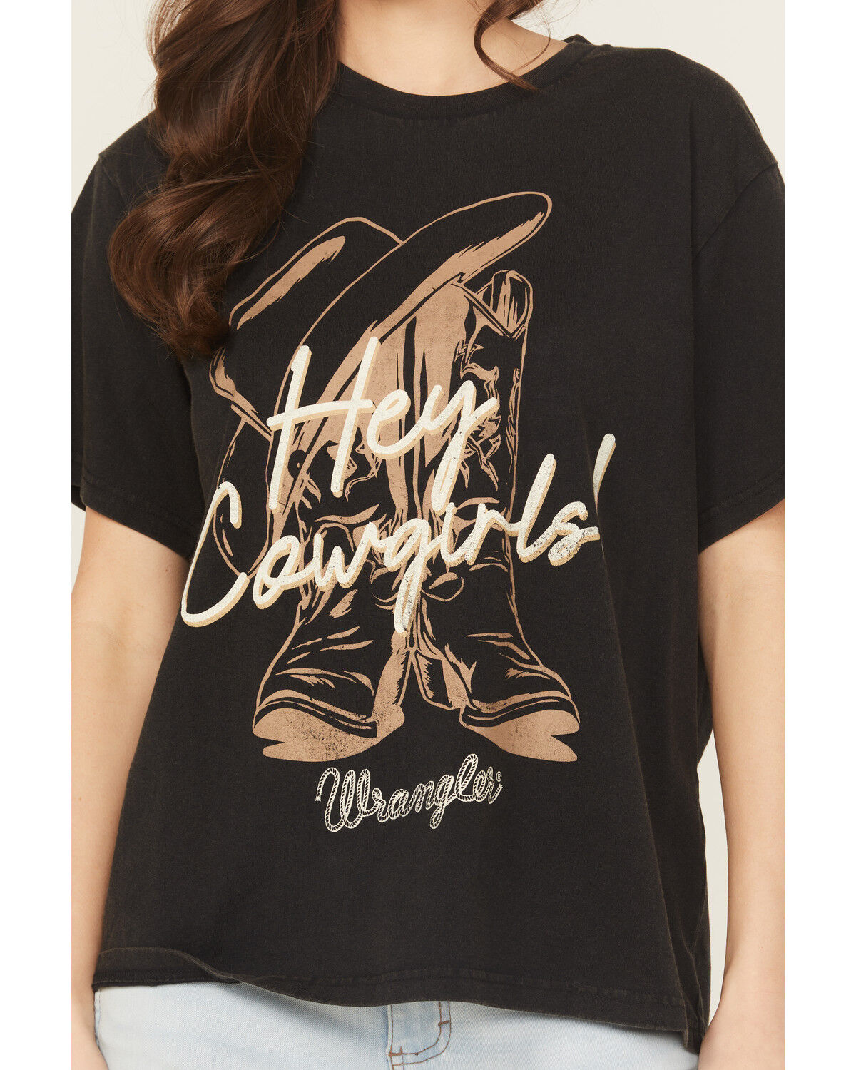 Wrangler Retro Women's Hey Cowboy Short Sleeve Graphic Tee