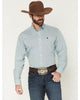 Cinch Mens Micro Geo Print Long Sleeve Button Down Shirt
