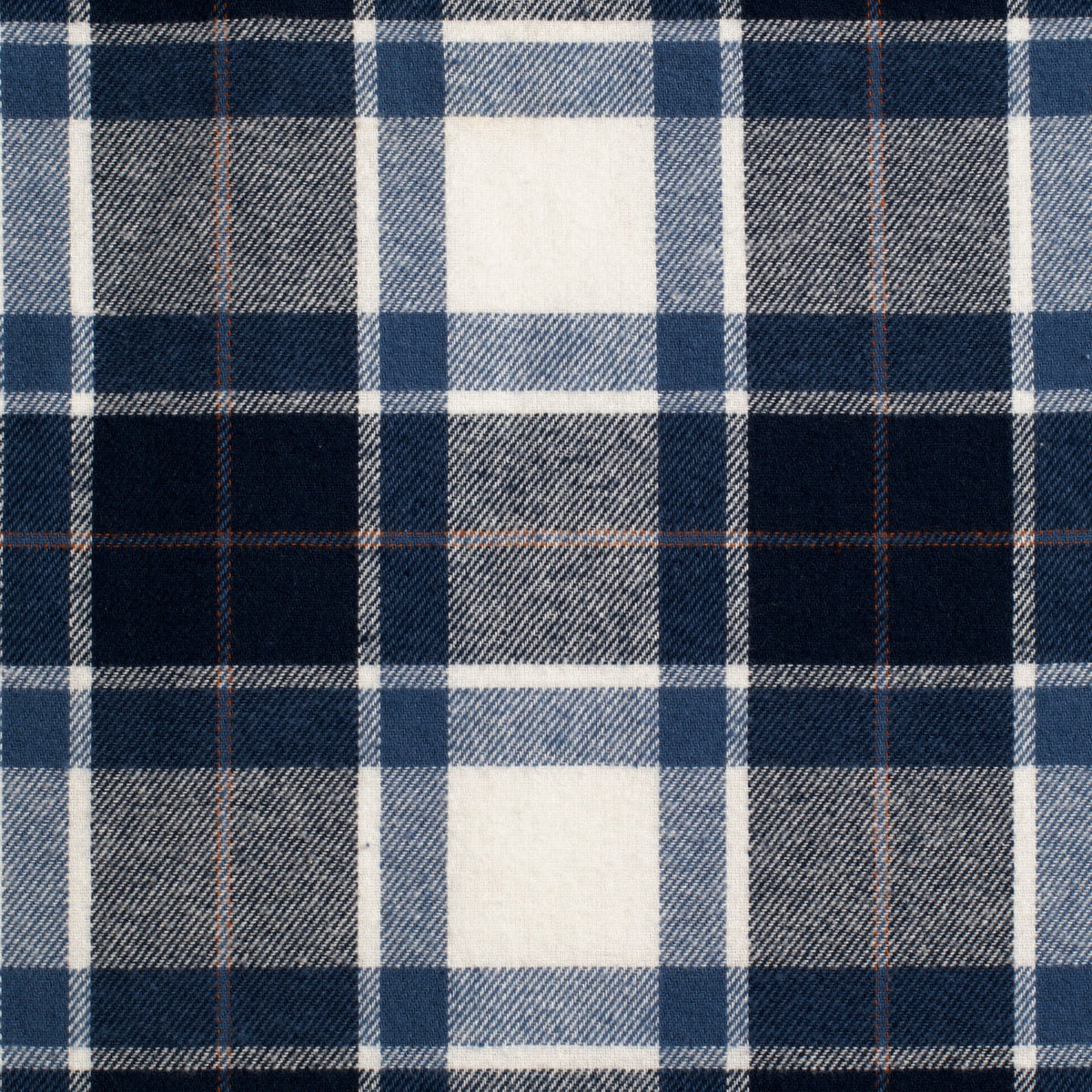 Just Country Mns Evan Workshirt Flannel Navy/Blue/White